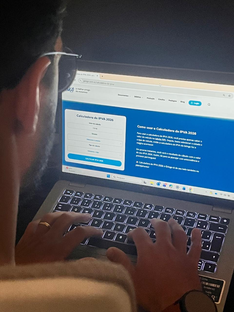 Gringo disponibiliza calculadora de IPVA 2026 para motoristas se programarem