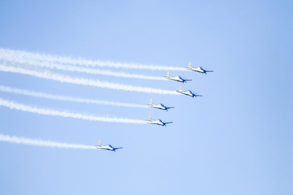 Balneário Camboriú (SC),  07/05/2022 - Esquadrilha da Fumaça / Aeronaves da Força Aerea Brasileira se apresentam, na tarde deste sábado (07) 
na Orla da Praia de Balneário Camboriú, Santa Catarina.