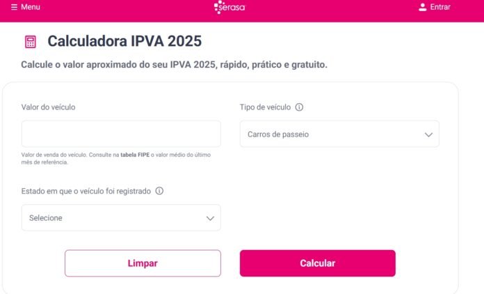 calculadora-IPVA-Serasa